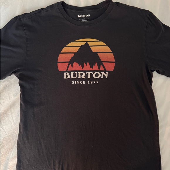 Burton Other - Burton Black and Orange Mountain Tee